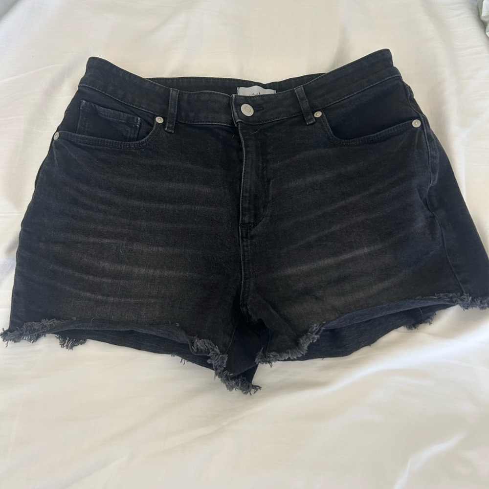 LOFT Dark Wash Jean Shorts